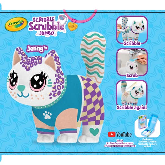 Crayola® Scribble Scrubbie Jenny™ Jumbo Pet
